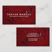 De Visite Carte mère | Micropuce rouge | Tech (Devant / Derrière)