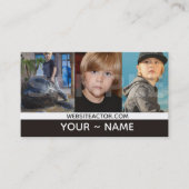 De Visite Carte Modèle pour les modèles pour enfants et les  (Devant)