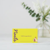 De Visite Carte Nails (Debout devant)