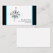 De Visite Carte nautique avec boussole (Devant / Derrière)