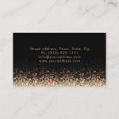 De Visite Carte noire Chimmersive Gold Cosmetologist Damask (Dos)