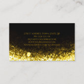 De Visite Carte noire design bijouterie bijouterie en or éti (Dos)