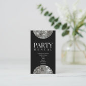 De Visite Carte Noire Disco Disco Ball Party Rental (Debout devant)
