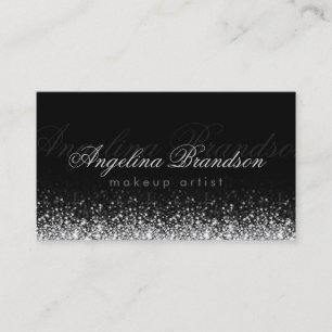 De Visite Carte noire Shimmerger Silver Light Maquillage Dam