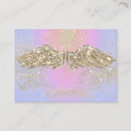 De Visite Carte Or Angel Light Sparkle (Devant)