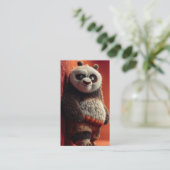 De Visite Carte Panda Mignon (Debout devant)