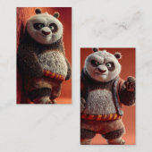 De Visite Carte Panda Mignon (Devant / Derrière)