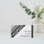 De Visite carte perforable personnalisable couleur (Debout devant)