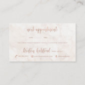 De Visite Carte personnalisée | Modèle non modifiable (Dos)