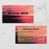 De Visite Carte personnelle, abstraite (Devant / Derrière)