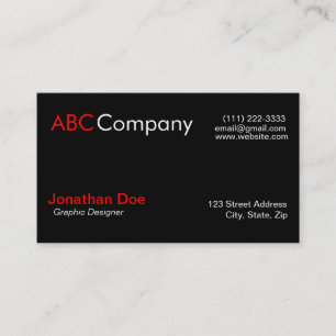 De Visite Carte personnelle Graphic Designer