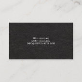 De Visite carte personnelle professionnelle (Dos)