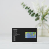 De Visite Carte physique du monde 1994 - plaques tectoniques (Debout devant)