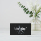 De Visite Carte piratée "Cyber Security" (Debout devant)