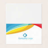 De Visite Carte pliée du concepteur (Extérieur déplié)