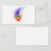 De Visite Carte plume (Devant / Derrière)