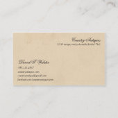 De Visite Carte postale vintage (Dos)