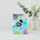 De Visite Carte potelée "du feu vert" (Debout devant)