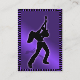 De Visite " Carte potelée majestueuse "pourpre