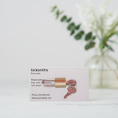 De Visite carte pour serruriers (Debout devant)