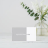 De Visite carte professionnelle grise (Debout devant)