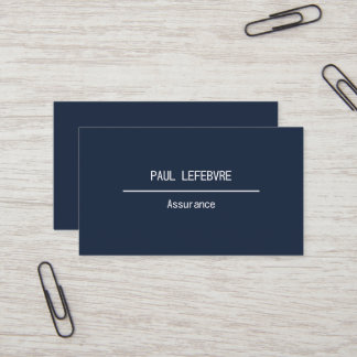 De Visite Carte professionnelle minimaliste, moderne