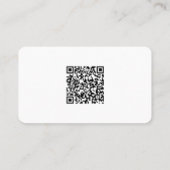 De Visite Carte professionnelle modifiable avec photo et cod (Dos)