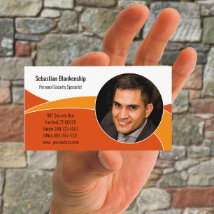 De Visite Carte professionnelle personnalisée avec photo abs