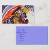 De Visite Carte professionnelle/profil Kandinsky Paining (Devant / Derrière)