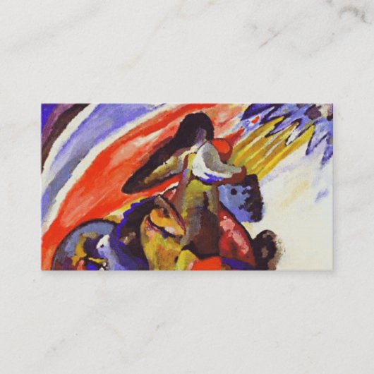 De Visite Carte professionnelle/profil Kandinsky Paining (Devant)