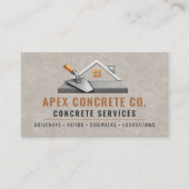De Visite Carte professionnelle QR Code pour béton (Devant)
