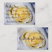 De Visite Carte profil blanc (Devant / Derrière)