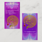 De Visite Carte profil Bulgan Lumini Hyper Labirinth (Devant / Derrière)