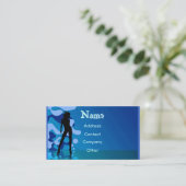 De Visite Carte profil danseur - personnalisable (Debout devant)