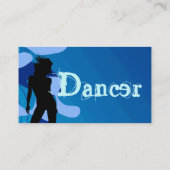 De Visite Carte profil danseur - personnalisable (Dos)