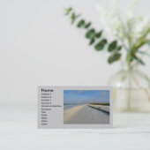 De Visite Carte profil plage (Debout devant)