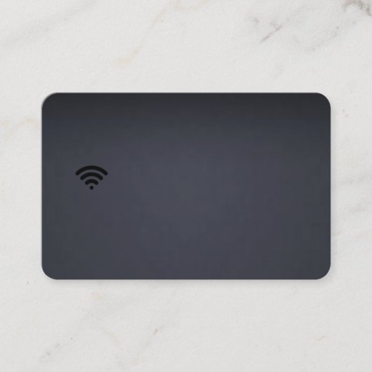 De Visite Carte PVC Wifi Card (Devant)