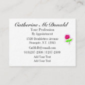 De Visite Carte Quilter / Seamstress (Dos)