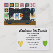 De Visite Carte Quilter / Seamstress - SRF (Devant / Derrière)
