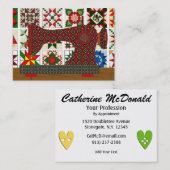 De Visite Carte Quilter / Seamstress - SRF (Devant / Derrière)