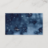 De Visite Carte Raffin du Baby shower spatial Astronaut (Dos)