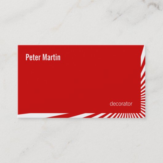 De Visite Carte Reds Corner Re-Burst (Devant)
