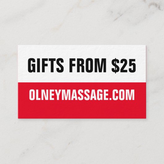 DE VISITE CARTE ROUGE SIMPLE DU SPA 2016 (Devant)