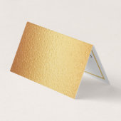 De Visite Carte RSVP Calendrier Gold moderne (Dos)