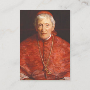 De Visite Carte Sainte du Cardinal John Henry Newman Catholi