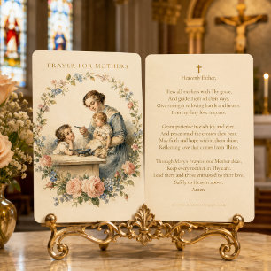 De Visite Carte Sainte Fleurie pour Mères Catholiques