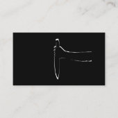 De Visite Carte Sharp Knife (Devant)