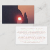 De Visite Carte simple (Devant / Derrière)