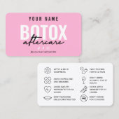 De Visite Carte simple Botox Botox (Devant / Derrière)