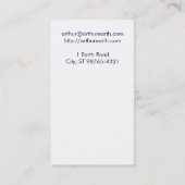 De Visite Carte spatiale Earth from Space (Dos)